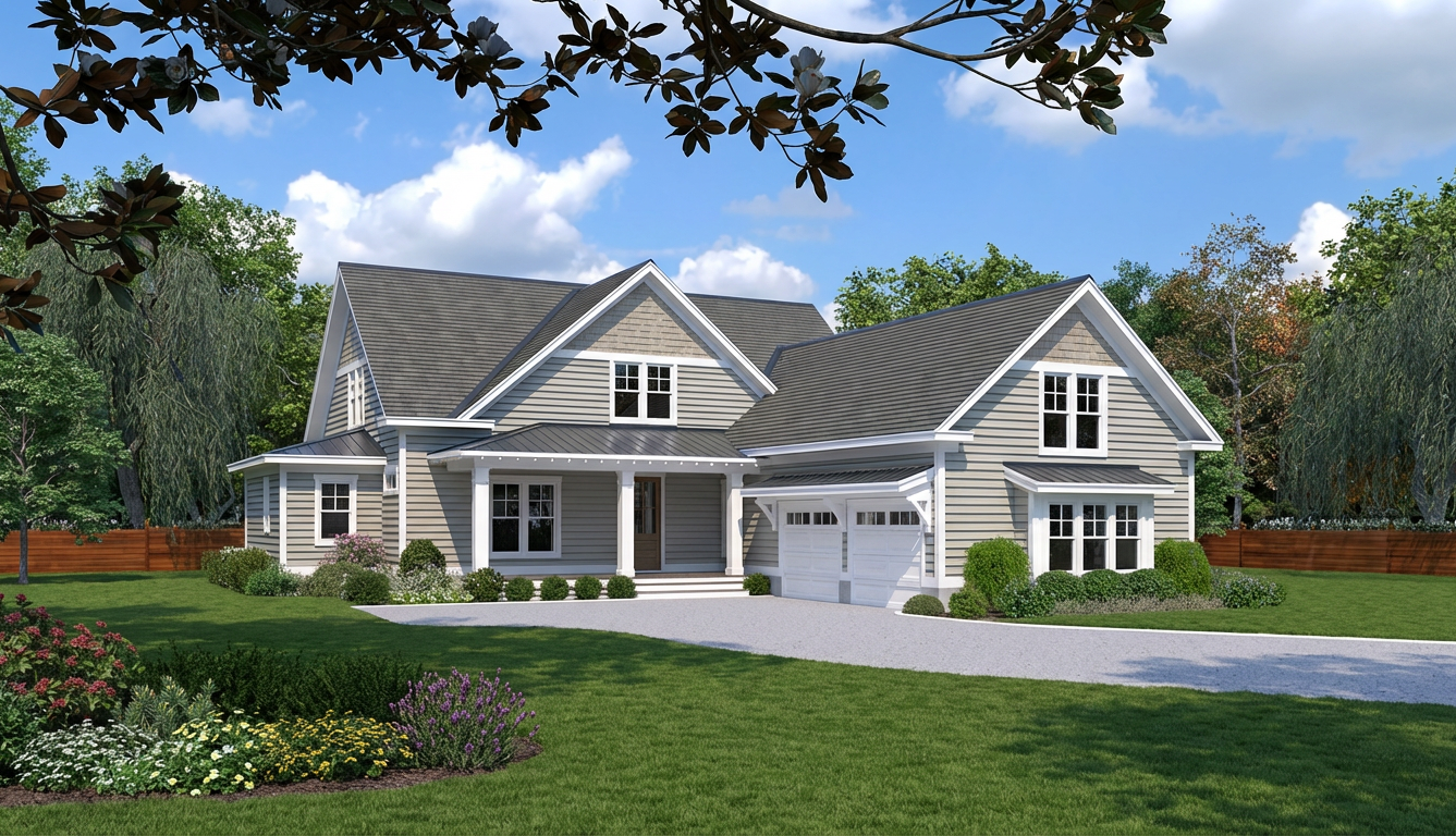 Neighborhood water tower representing city water service